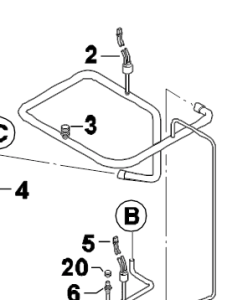 Scrader ventil u rör 922Bx3